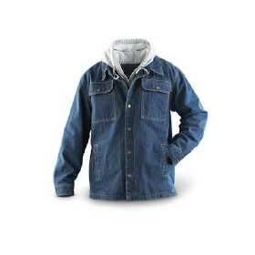 Guide Gear� Fleece - lined Denim Jacket by Guide Gear
