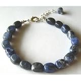 Law of Attraction Manifesting Sodalite Adjustable Bracelet