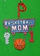 "Basketball Mom" Charms Sport Dangle Christmas Ornament