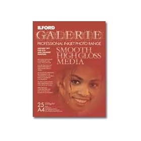 ILFORD Galerie Professional Inkjet 8.5X11-25 Sheet - Smooth High Gloss
