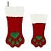 Paw-Print Dog Christmas Stocking