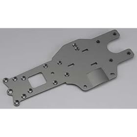 Rear Chassis Plate, Gunmetal: Baja 2.0 from HPI Chassis