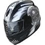 Full Face Motorcycle Helmet 508-159 Skull Meter Black