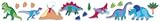 Dinosaurland Wallpaper Cutouts 50 Pieces Olive Kids