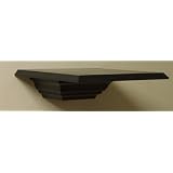(SH-14) Home Theater Speaker Shelf - Large Size, wall or surface mount with only five screws, 10 3 4d x 12w, solid wood by 