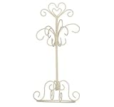 Sass & Belle Hat Jewellery Stand - Cream - 15 X 15 X 31 Cm