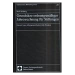 Grunds?tze ordnungsm??iger Jahresrechnung f?r Stiftungen. Entwurf eines stiftungsspezifischen GoB- Pendants. book cover