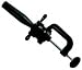Celebrity Cosmetology Mannequin Head Standard Holding Clamp / Stand H-111