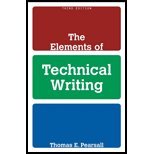 Elements of Technical Writing (3rd, 10) by Pearsall, Thomas E - Cook, Kelli Cargile [Paperback (2009)]