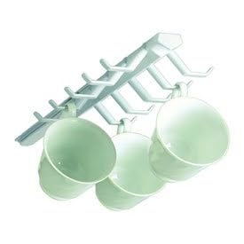 <b>Mounted SLIDING white CUP RACK kitchen home decor</b>