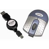 ZipLinq Retractable SuperMini Optical USB Mouse