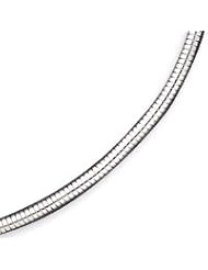 Sterling Silver Fancy Neckwire Necklace - 16 Inch