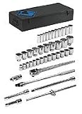 Armstrong 15-700 42pc 3/4 Drive 12pt Fractional Ratchet/Socket Set