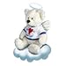 SunKid - Peluche - Ours Ange Blanc - 32 cm