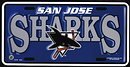San Jose Sharks License Plate