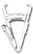 HealthPersonalCare: Acumeasure Fitness 3000 Fat Caliper with Myotape, Body Measuring Tape 