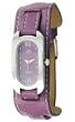 Maroon colored wrist watch leather band