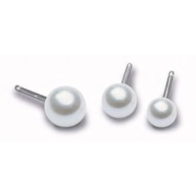 Blomdahl Mini White Pearl Earrings 4mm