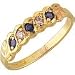 Jewelry : Stunning! Diamond-Sapphire 10kYellow-gold Black Hills Gold Women's Band
