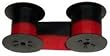 Lathem Time 2-Color Replacement Ribbon for 1221 & 4001 Time Recorders, Blue/Red Ink (7-2CN)