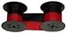 Lathem Time 2-Color Replacement Ribbon for 1221 & 4001 Time Recorders, Blue/Red Ink (7-2CN)