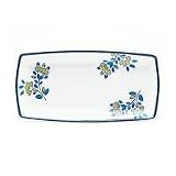 Noritake Island Blue Isle Rectangle Plate, 14.25