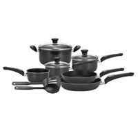 T-Fal Premier Collection Hard Enamel 11 Piece Cookware Set - Black product image