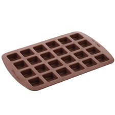 WILTON BROWNIE BITE 24CAV SQ SIL MOLD 2105-4923