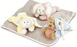 Baby Gund - Paisley Baby Rattles - Lamb (Yellow)