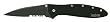 Kershaw Ken Onion Black Leek Serrated Folding Knife with Speed Safe