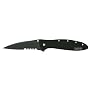 Kershaw Ken Onion Black Leek Serrated Folding Knife with Speed Safe