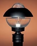 3315 Outdoor Lighting Post Fixture in Black