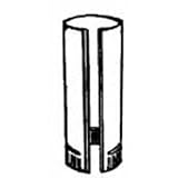 Imperial #BM0103 7x12 Black Stove Pipe