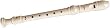 Yamaha 20-Series 3-Piece C-Soprano Recorder (Baroque-English Fingering, Ivory)