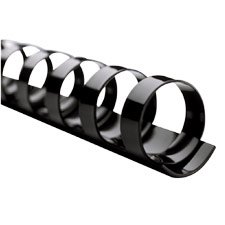 GBC CombBind Binding Spines, 0.625-Inch Spine Diameter, Black, 125 Sheet Capacity, 25... by GBC