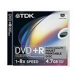 TDK ScratchProof - DVD-R (8cm) - 1.4 GB ( 30min ) - ink jet printable surface - jewel case - storage media