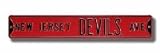 Steel Street Sign: NEW JERSEY DEVILS AVE
