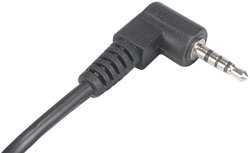 2.5mm 4C Right Angle Plug with 12 Cable