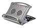 Targus Notebook Stand with Chill Hub - Notebook stand with notebook fan - silver