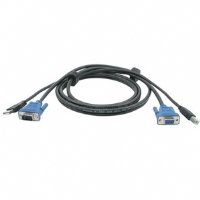 Cables To Go 14176 USB 2.0/SXGA KVM Cable (10 Feet, Black)