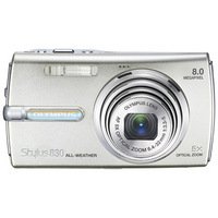 Olympus Stylus 830 8MP Digital Camera with Dual Image Stabilized 5x Optical Zoom (Silver)