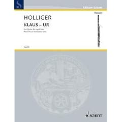 KLAUS-UR: Drei St�cke. Fagott. (Edition Schott)