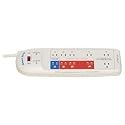 Smart Strip LCG4 Energy Saving Power Strip with Autoswitching Technology and Fax/Modem Surge Protection