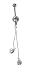 Sterling Silver Belly Ring with CZ