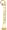 Clarinet Charm, Gold Plated Silver
