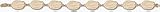 Florida Gators Gator Head 3/8 7 Bracelet - 14KT Gold Jewelry