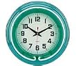 Lime Green Translucent Neon Clock