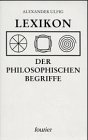 Produkt-Bild: Lexikon der philosophischen Begriffe