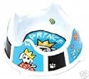 Dog Prince Plastic Crown Dinner Dish Bowl Pets Puppy