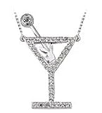 Playboy necklace with martini glass